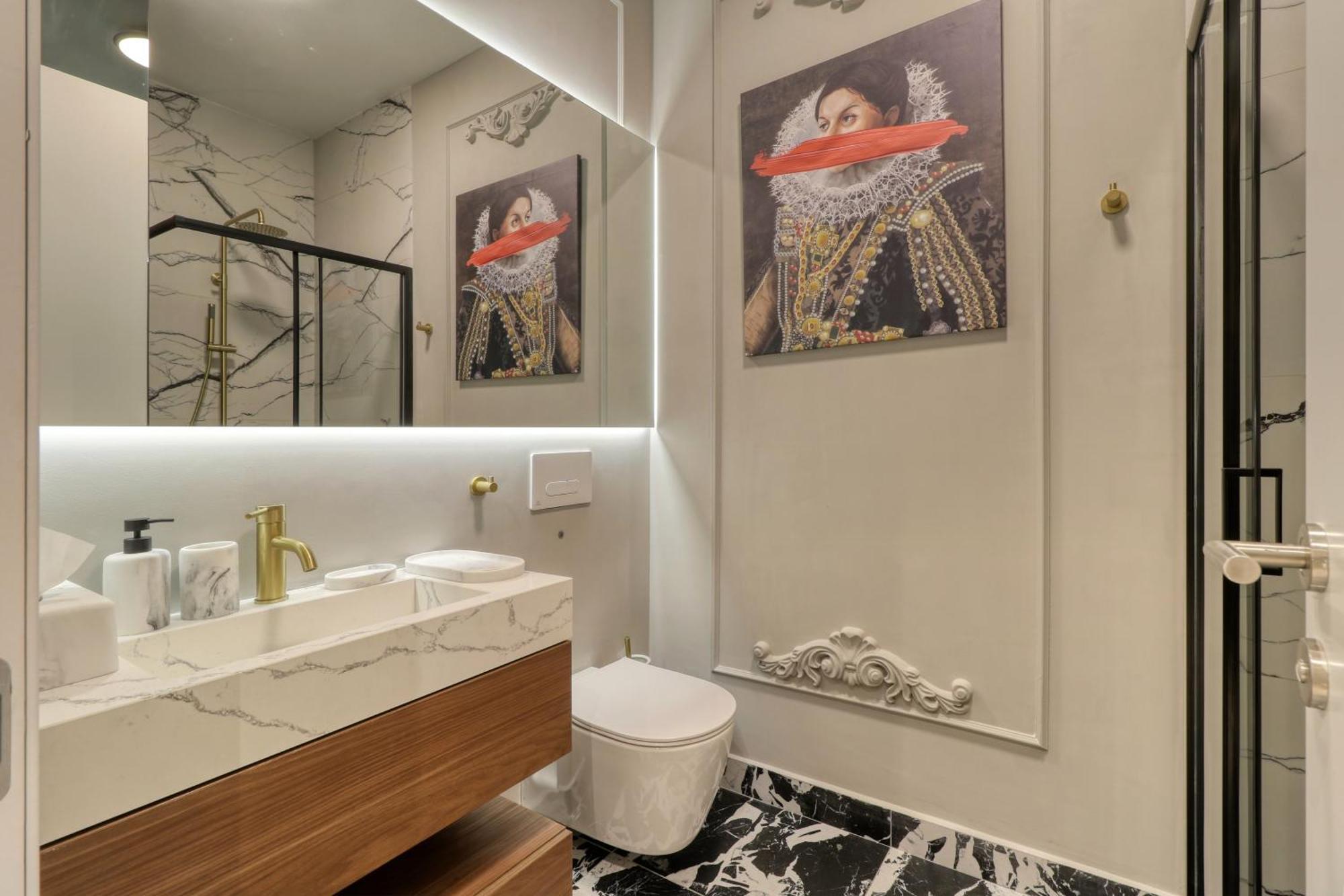 Herastrau Luxury Studios Bukares Bagian luar foto