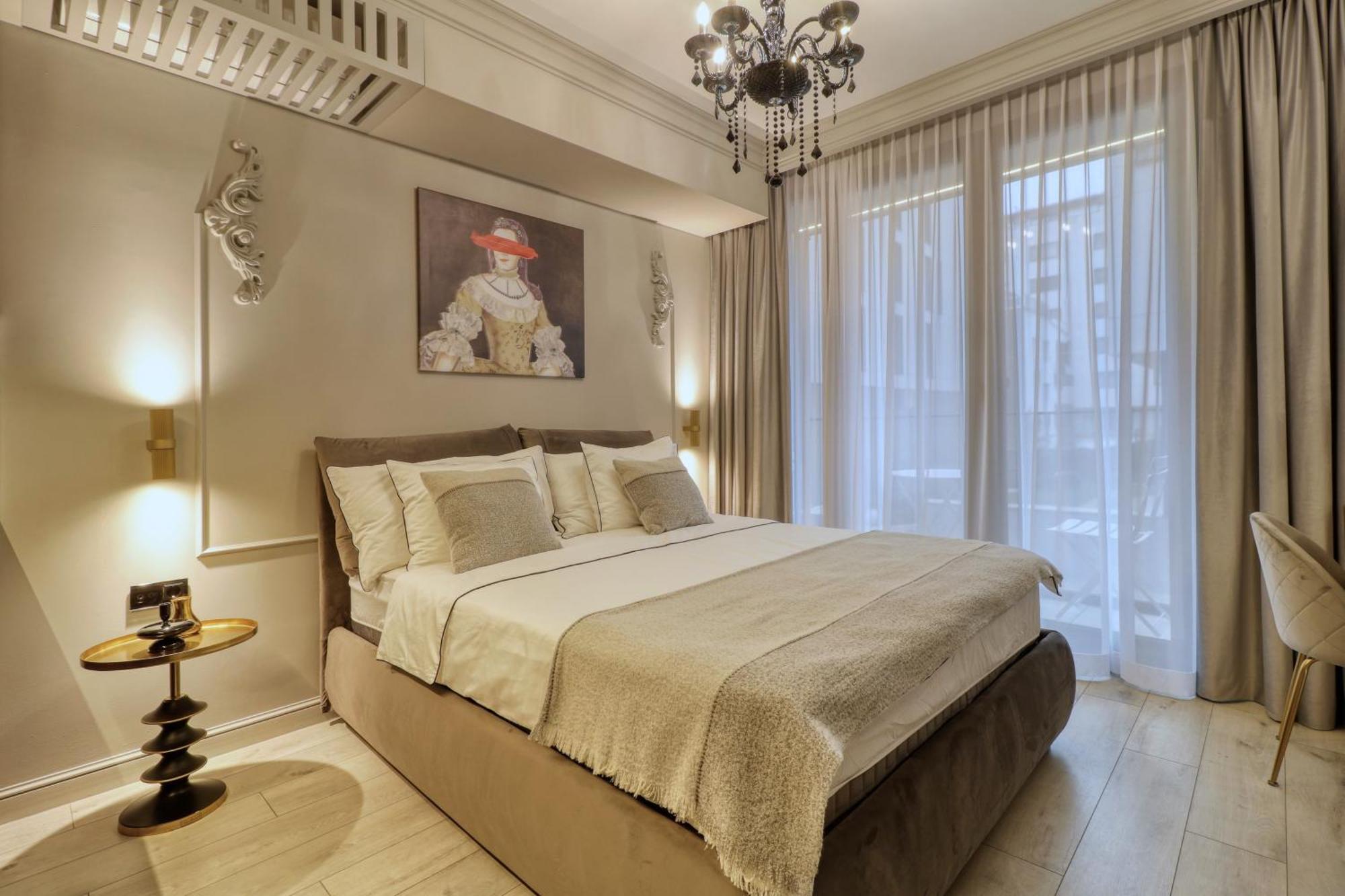 Herastrau Luxury Studios Bukares Bagian luar foto